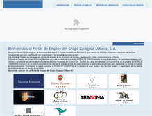 Tablet Screenshot of empleo.zaragozaurbana.com